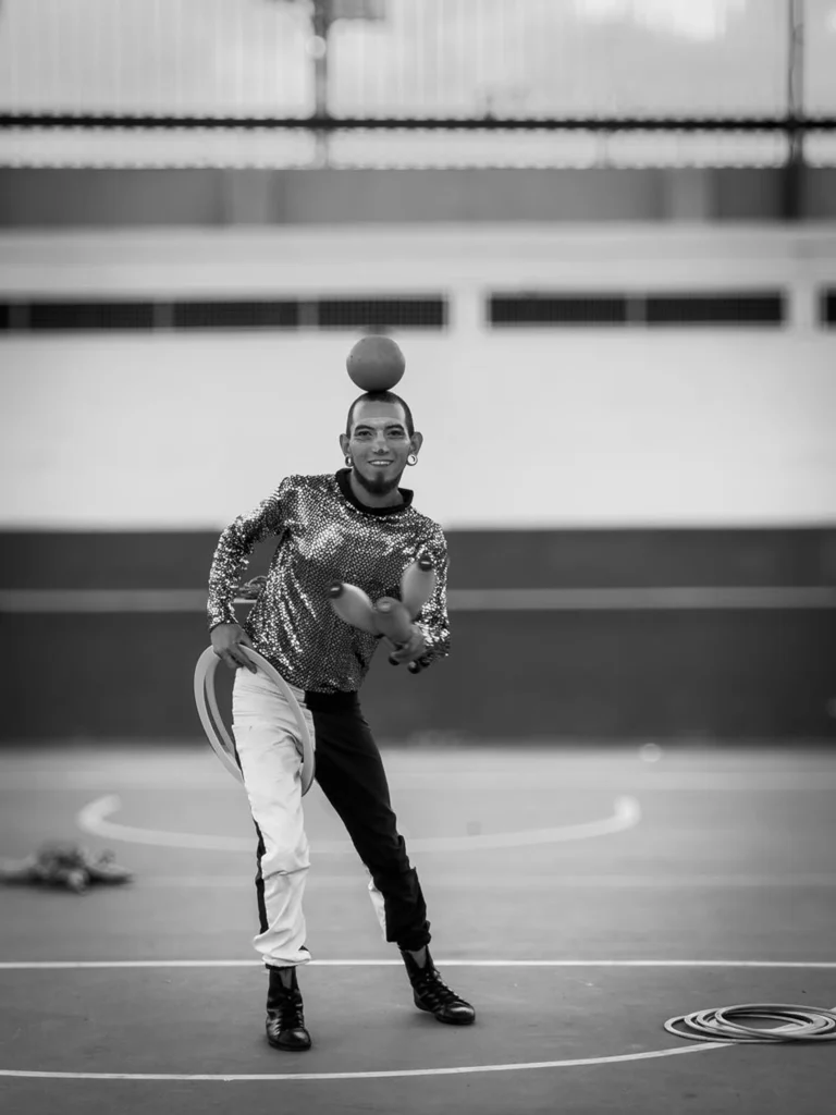 Foto hombre en el circo